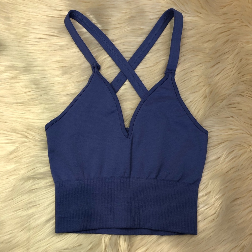 FREE PEOPLE Good Karma Crop Tank Top XS/S - Picture 5 of 9